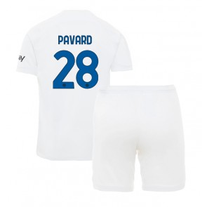 Inter Milan Benjamin Pavard #28 Gostujuci Dres za Dječji 2023-24 Kratak Rukavima (+ kratke hlače)